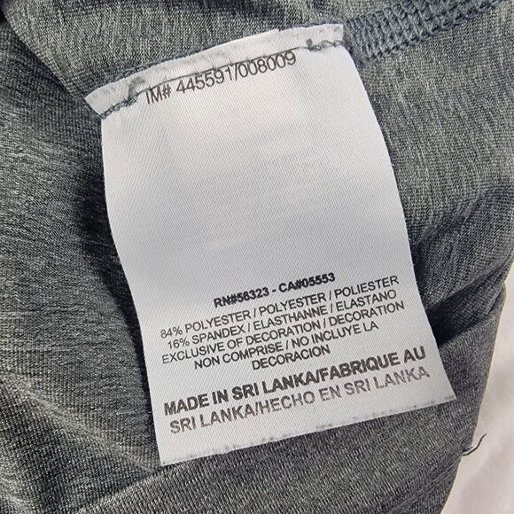 Nike Pro Combat Dri Fit Mens Medium Fitted T Shirt Gray Short Sleeve Athletic - Picture 4 of 11